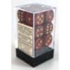D6 Cube: Ruby Glitter/Gold