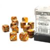 D6 Cube: Glitter Gold/Silver