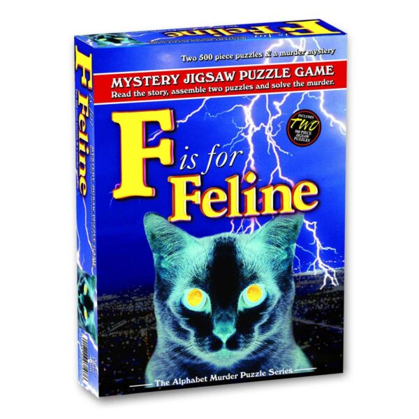 Mystery Jigsaw Puzzle Game – F is for Feline