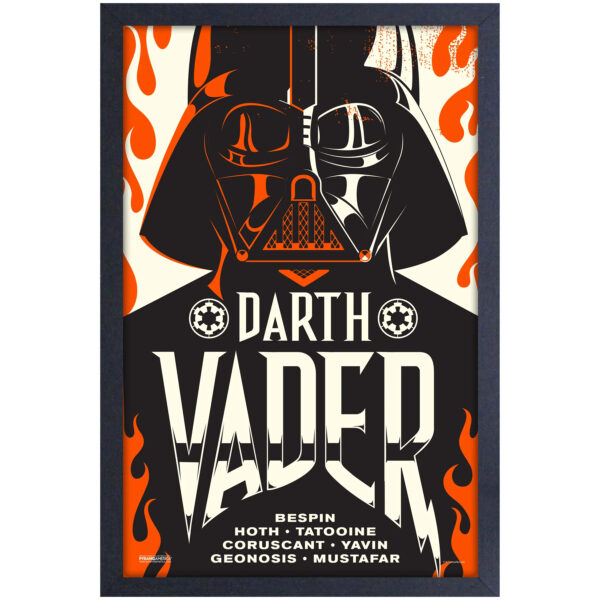 Star Wars: Vader World Tour Framed Print
