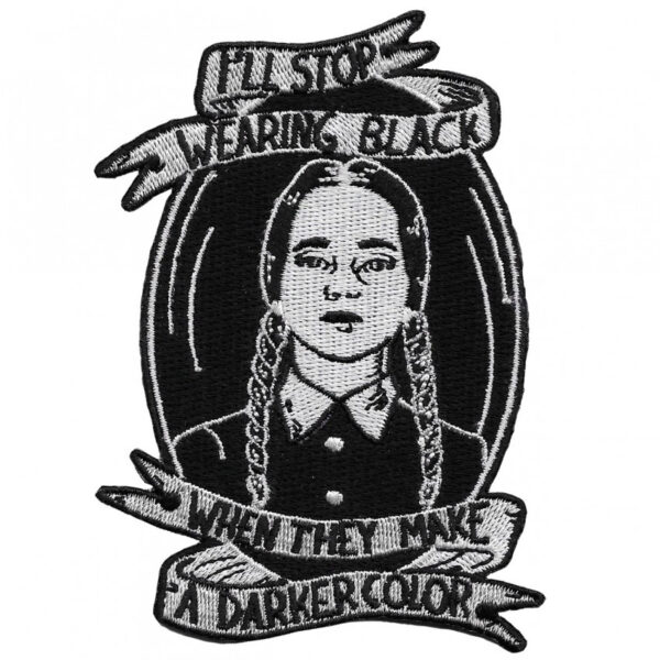 Patch: Wednesday I'll Stop Wearing Black