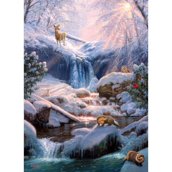 Jigsaw: Mystic Falls in Winter 1000 pcs
