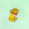 PIN: Cowboy Cat- Meowdy in Orange
