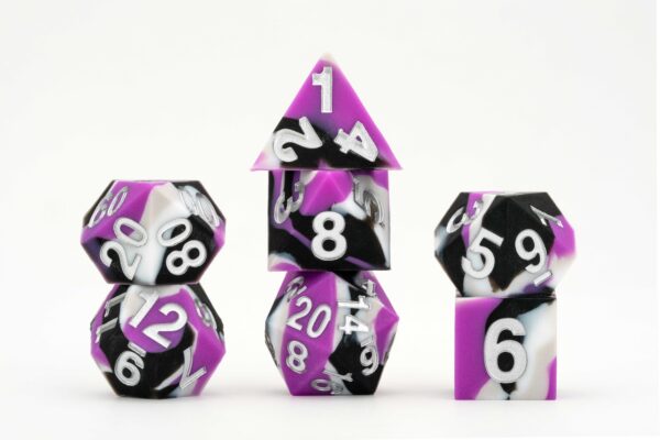 SET: Sharp Edged Silicone - Black/White/Purple