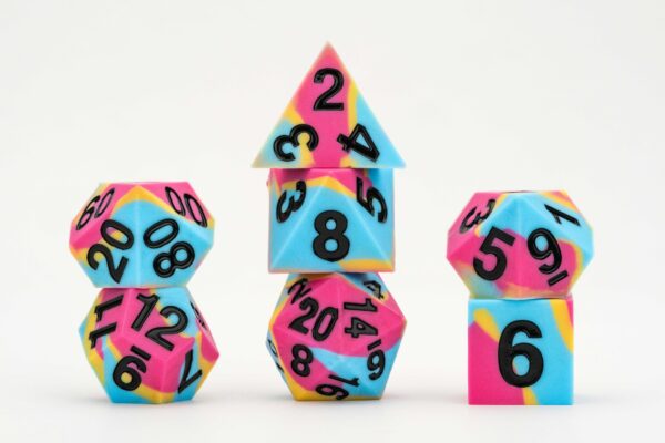 SET: Sharp Edged Silicone - Pink/Yellow/Blue