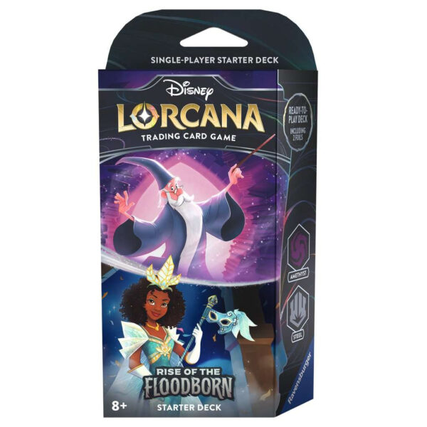 Disney Lorcana: Rise of the Floodborn Starter Deck (Merlin/Tiana) (1)