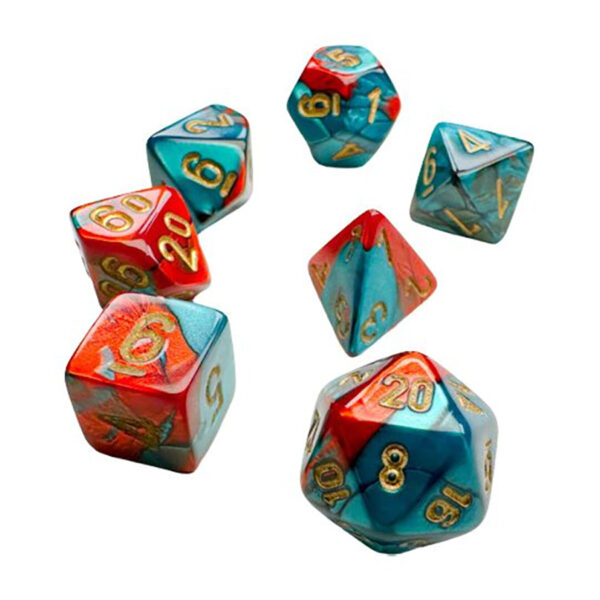 Set-Mini: Gemini Red Teal /Gold 20662