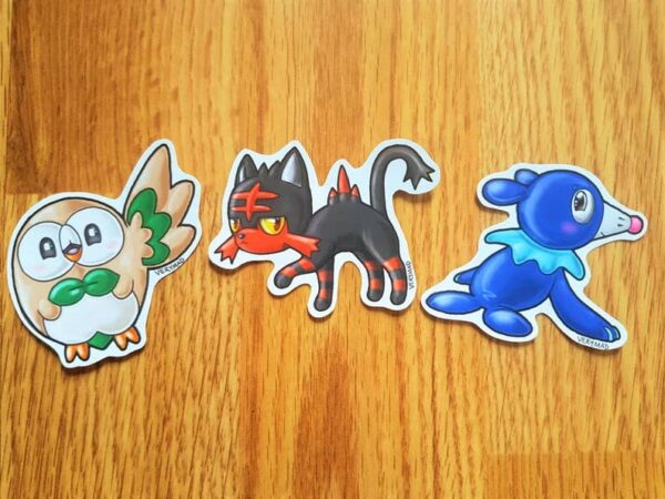 STK: Pokemon Sun And Moon Starter (Set of 3)