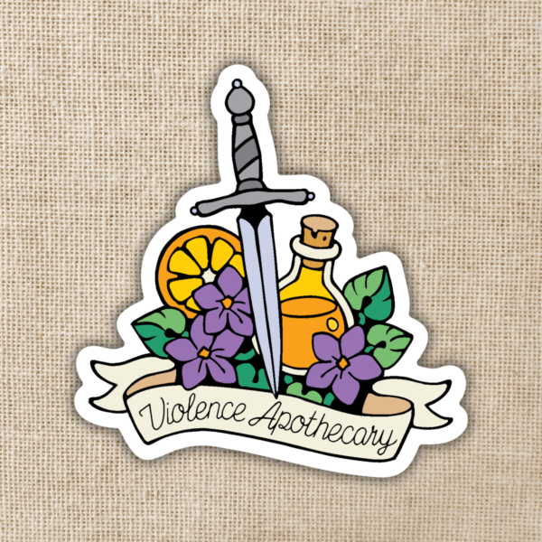 STK: Violence Apothecary Sticker