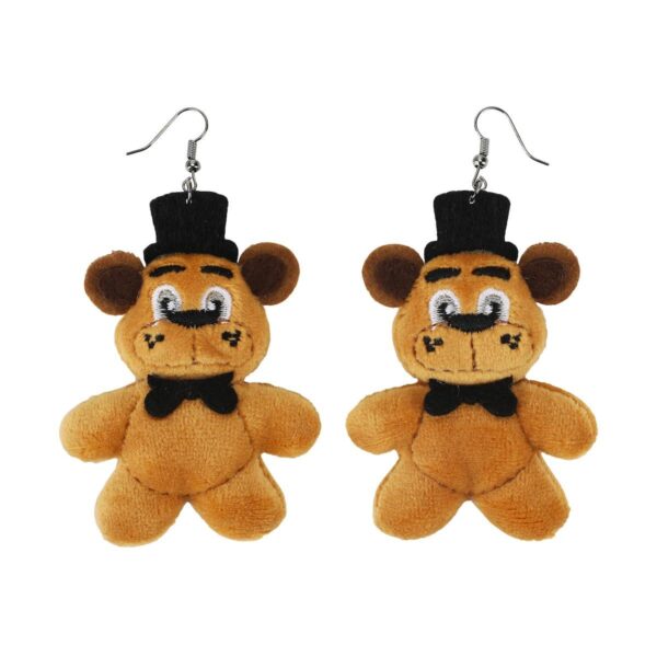 FNAF: Freddy FazBear Oversized Plush Earrings