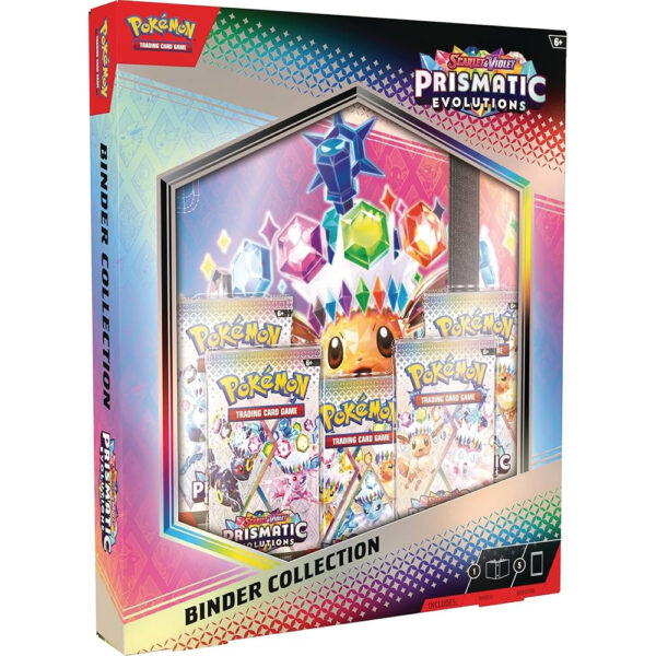PKM: Scarlet & Violet 8.5 Prismatic Evolutions Binder Collection 1/17/25