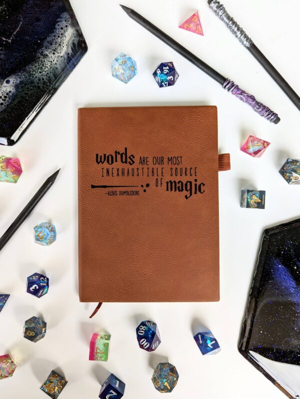 Words are our Most Inexhaustible Source of Magic Mini Dot Journal