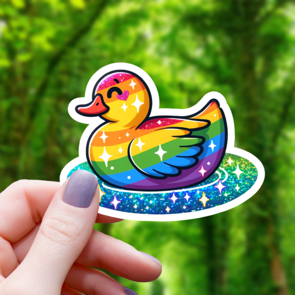 STK: Pride Glitter Duck