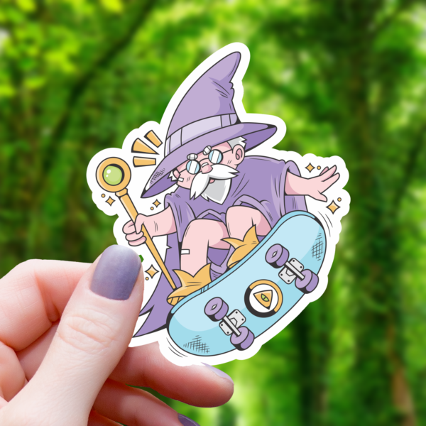 STK: Wizard Riding a Skateboard