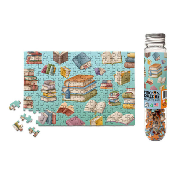 Jigsaw Micro Puzzle: Book Collage