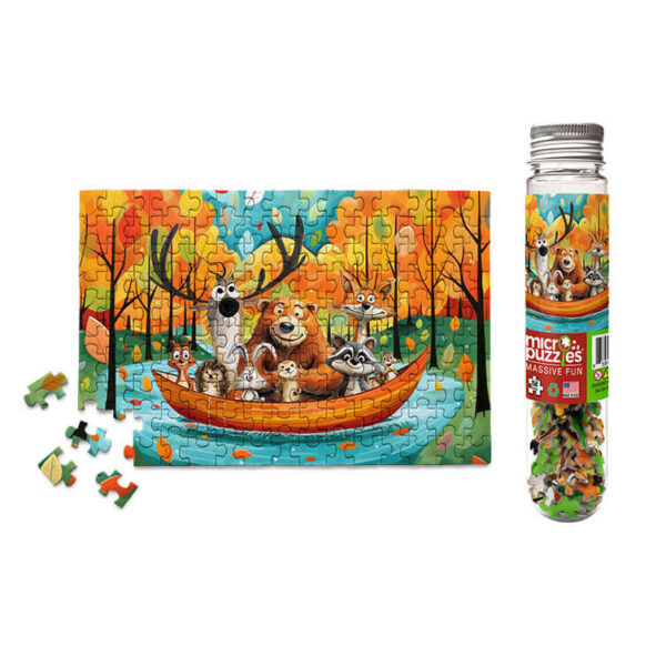 Jigsaw Micro Puzzle: Canoe Critters