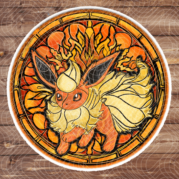 STK: Stained Glass Flareon