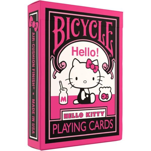 Bicycle Playing Cards: Hello Kitty Black & Pink