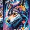 Jigsaw: Magical Wolf Portrait 1000pc