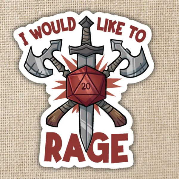 STK: I would like to RAGE