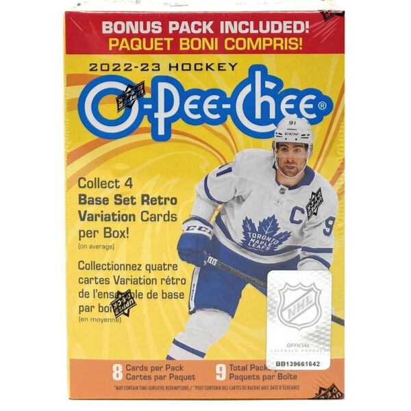 Hockey: 2022-23 Upper Deck O-Pee-Chee Hockey Blaster