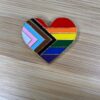 PIN: Heart Rainbow Pride Flag