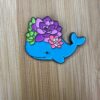 PIN: Blue Whale with Flowers