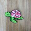 PIN: Sea Turtle with Pink Flower