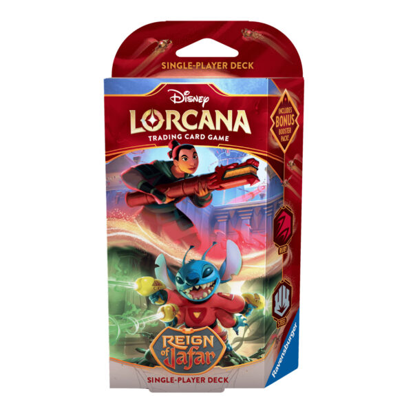 Disney Lorcana: Reign of Jafar Starter Deck (Mulan & Stitch) 5/30/25