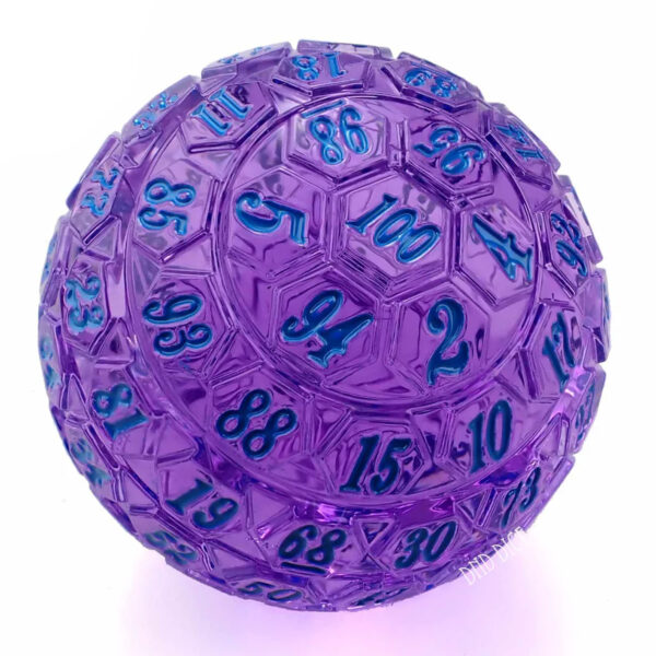 D100: 45 mm Hex Plate - Purple