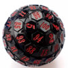 D100: 45 mm Hex Plate - Black/Red