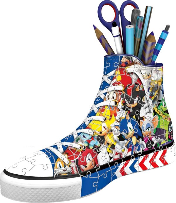 Jigsaw: 3D Sneaker Sonic - Practical Pen Holder
