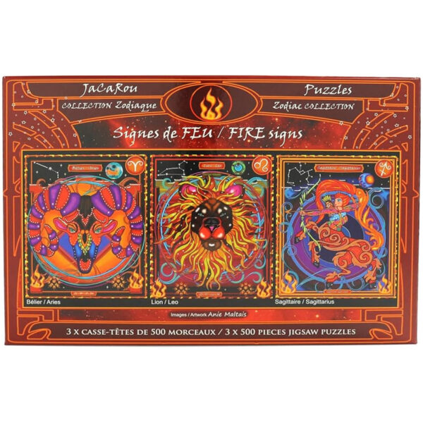 Jigsaw: Fire Signs 3x500 pcs