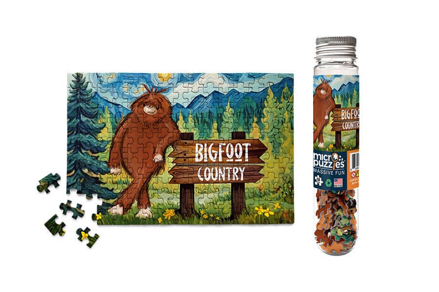 Jigsaw Micro Puzzle: Bigfoot Country