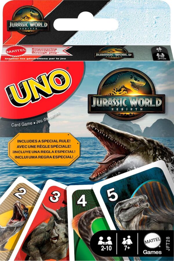 Uno Jurassic World Rebirth