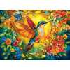 Jigsaw: Stained Glass - Glorious Hummingbird 1000 Pcs