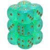 D6 Cube: Borealis Luminary Light Green/Gold 27775
