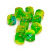D6 Cube: Gemini Plasma Green/Teal/Orange 26670