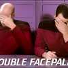 Magnet: Double Face Palm - Star Trek