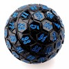 D100: 45 mm Hex Plate - Black/Blue