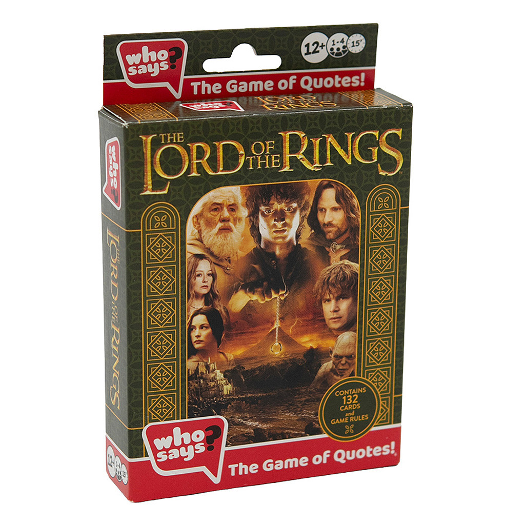 Who Says? The Lord of the Rings